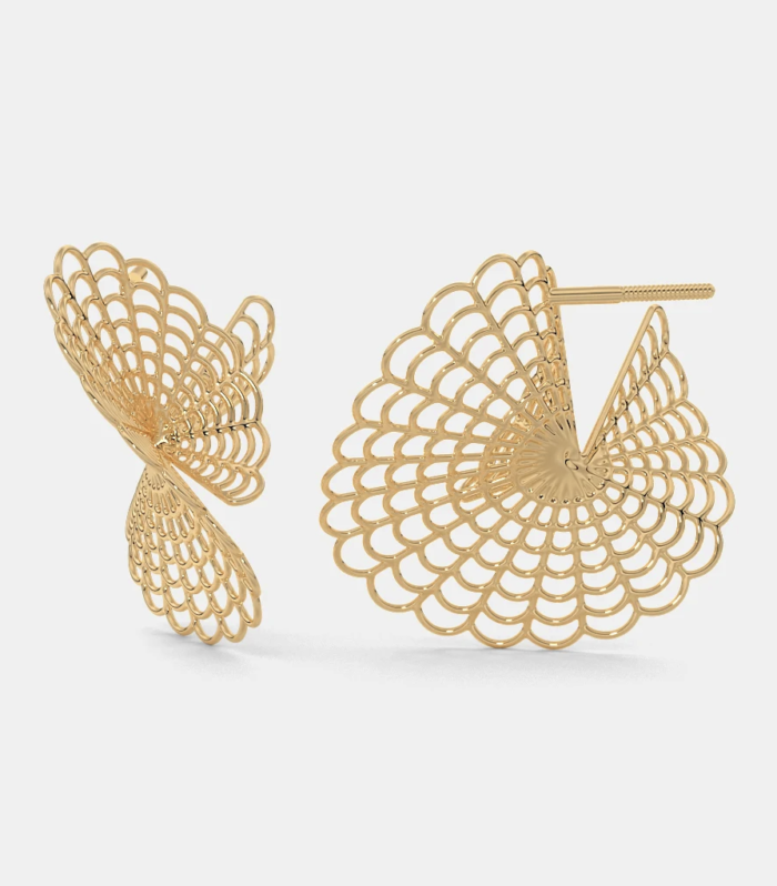 Aurelia Vortex Filigree Earrings