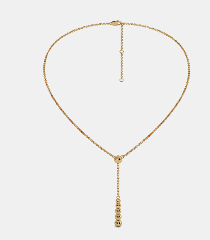 Lunara Drop Gold Necklace