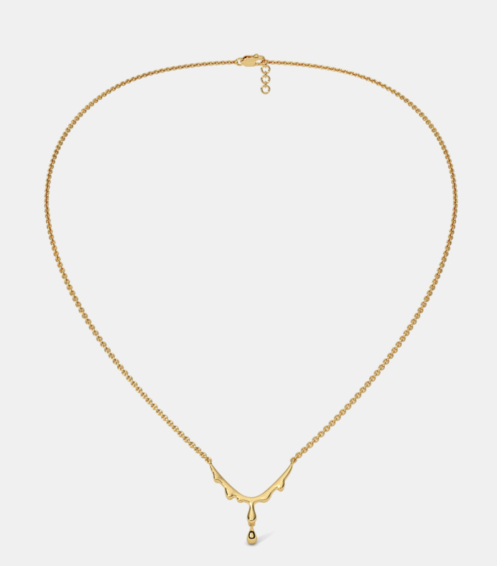 Aurum Fluid Drip Necklace
